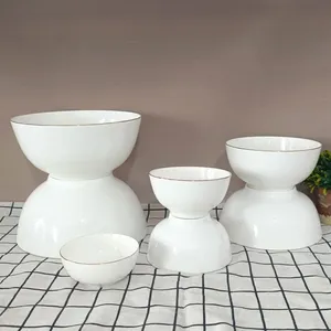 HOMTE Fine Bone China Wholesale Salad Bowl Noodle Bowl Rice Bowl Soup Bowl thumbnail-1