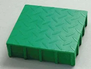 Custom Molded & Pultruded FRP/GRP Fiberglass Grating, Corrosion Resistant for Chemical & Wastewater Plants thumbnail-4