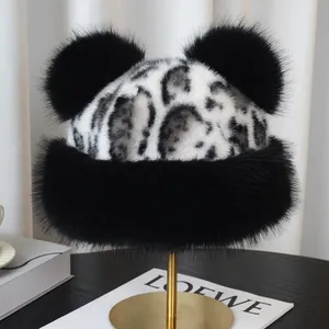 Hot Selling New Winter Faux Fur Hats High Quality Soft Faux Fur Material, Super Warm and Comfortable. thumbnail-4