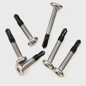 Drilling Screw for Industrial Construction Wall Cladding 410 Stainless Steel Yellow Zinc Full Sizes Free Samples thumbnail-3