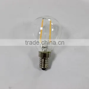 High Brightness LED E14 E27 2W G45 360 Degree LED Filament Bulb thumbnail-3