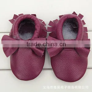 Hot Sale 2016 Fashion Style Tassel Toddler Shoes Leather Toddler Baby Shoes Bow Section Tassel Shoes thumbnail-3
