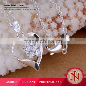 Hot New Product Delicate Heart Shape Zircon Pendant LKNSPCP205 thumbnail-1