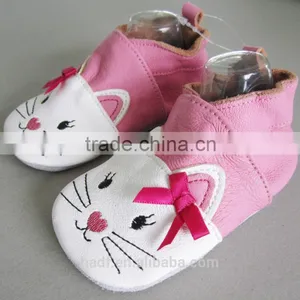2016 Girl Boy Kids Sheep Leather Cat Design Baby Soft Shoes thumbnail-2