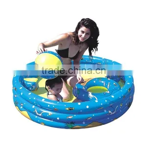 Inflatable 3-Ring Pool thumbnail-1
