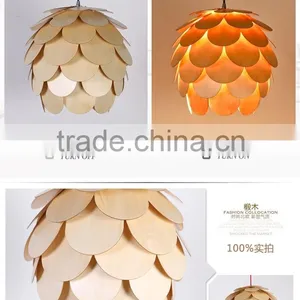 Modern Creative Style Elegant Wooden Pendant Lamp/lighting JK-8005B-32 LED Pendant Light thumbnail-5
