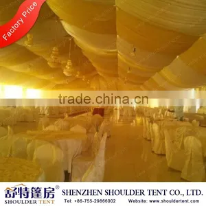 1000 People Wedding Decorations in Tent in Nigerian Marquee thumbnail-1