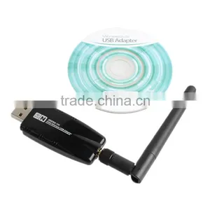 RTL8192 Chipset 802.11n 300Mbps Wireless USB Dongle Adapter Wifi Transmitter and Receiver thumbnail-2