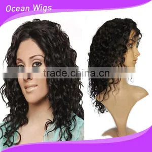 12inch Blond Color Human Hair Short Bob Lace Front Wig With Bang thumbnail-3