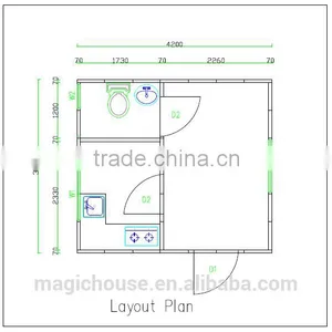 Light Steel Economical Prefab Modular House Design/small Sea Coast Anti Rust Villa/ thumbnail-6