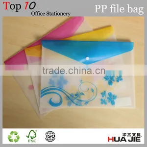 Office Staionery A4 18 Micrometers PP Clear Bag With Button thumbnail-4