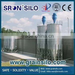 Hot Galvanized Steel Small Grain Silos 3 Ton Capacity thumbnail-1
