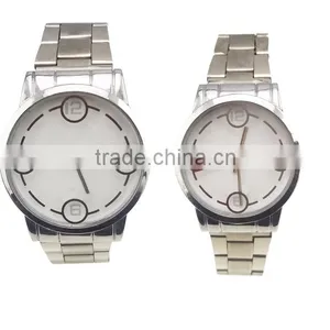 Cheap Promotional Pair Couple Watches China Supplier Metal Alloy Pair Wrist Watches Men and Women Made in China Gift Watches New thumbnail-1