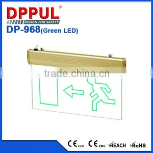 3 Hours Emergency Time Ceiling Mounted Carved Version Exit Sign thumbnail-1