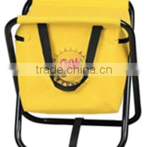 Foldable Camp Chair/Fishing Chair With Cooler Bag thumbnail-1