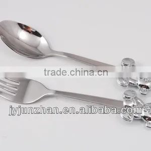 Stainless Spoon and Fork Made in Junzhan Factory Directly and Low Price thumbnail-1