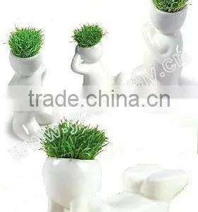 Grass Head Man,Grass Doll,Little White Man thumbnail-1