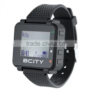 Classical Design 300M Call Range Watch Pager and Call Button Restaurant Waiter Calling System thumbnail-2