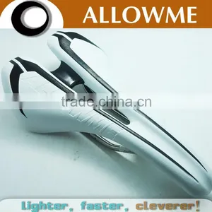 Allowme Titanium Super Light Imitation Leather MTB Bicycle Saddle thumbnail-1