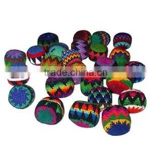 New Arrival Hacky Sacks Knitted Kick Balls Foot Bags Kick Balls for Outdoor Fund thumbnail-4