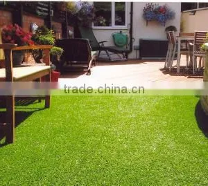 25mm Flat Shape Four Color Outdoor Landscaping Artificial Lawn thumbnail-3