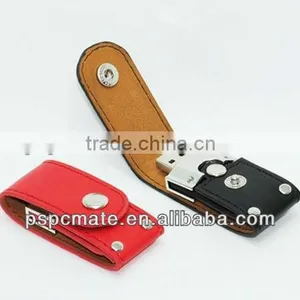 Custom Logo Leather USB Memory Stick 2.0 thumbnail-1