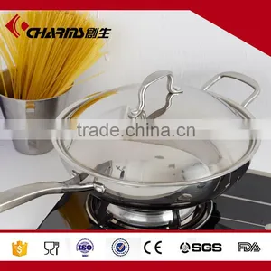 Excellent Houseware Wok Non-stick Tri-ply Stainless Steel Wok thumbnail-1