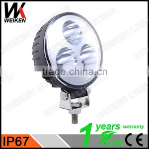 WEIKEN 9W Led Truck Tractor Work Light Ip67 Waterproof 24 Hour Work Light WK-0903 thumbnail-2