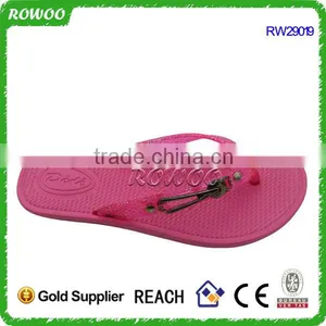 Cheap Beach Flat Sandals for Ladies,Glitter Pvc Straps and PCU Sole for Women thumbnail-2