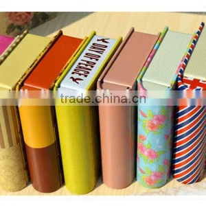 Decorative Book Shaped Tin Boxes/metal Tin Boxes/book Storage Box thumbnail-1