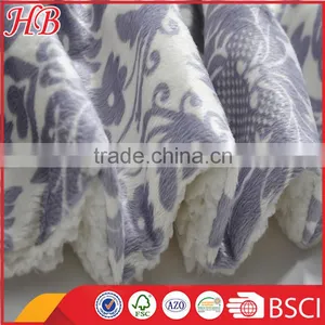 China Supplier Super Soft Fashion Printed Micro Mink Blanket and Back Sherpa Fleece Blanket thumbnail-5