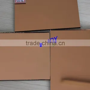 Qingdao High Reflective Euro Bronze Mirror Sheet With Double Coated Paint thumbnail-2