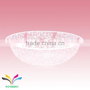Home Supply Embossing Design Metal Desk Fruit Basket thumbnail-1