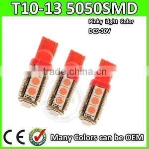 High Lumen Car Led Auto Bulb Dashboard Light T10 5050 13SMD T10 5w5 Bulbs Led Light thumbnail-1