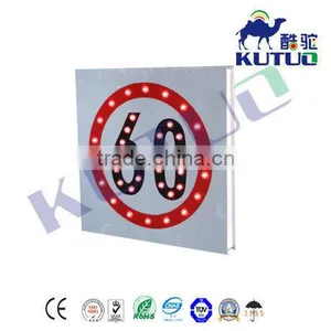 600*600 mm Solar Speed Limit Traffic Sign thumbnail-1