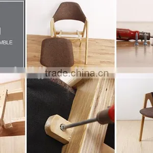 High Quality Modern Elegant Wooden Rest Hotel Room Chairs thumbnail-6
