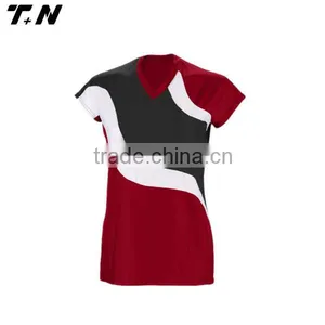 100%polyester Training Volleyball Uniform for Ladies thumbnail-3