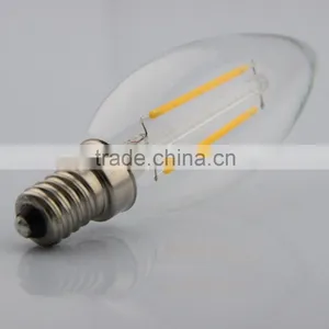 Clear Full Glass E14 2w Led Filament Bulb E12 thumbnail-5