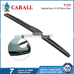 14"-28' U-hook Car Cleaning Wiper Blade With Three Part ABS Spoiler in Advataged Price thumbnail-1