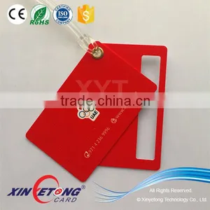 China Factory Customized Flight Used Luggage Tag Combo PVC Cards thumbnail-1