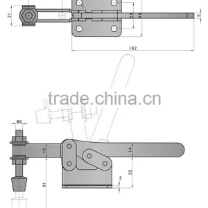 Superior Quality SK3-021-7 Horizontal Toggle Clamp thumbnail-3