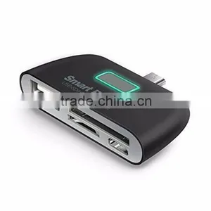 4 in 1 OTG Adapter Micro USB Card Reader SD HC TF thumbnail-3