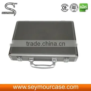 Merchandising Display Case For Quartz Stone Floor Tile Aluminum And Telescoping Handle Display Suitcase Alumimum Display Case thumbnail-1