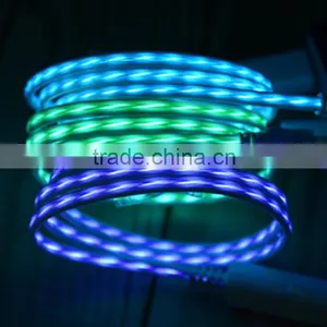 EL New Technology Micro USB Glow Charger Cable thumbnail-1