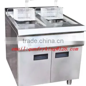 Gas Range 2-Tank 2BasketFryer With Cabinet for 3~5star Hotel thumbnail-1