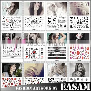 Easam Hot Temporary Tattoo Sticker With 56 Designs thumbnail-4