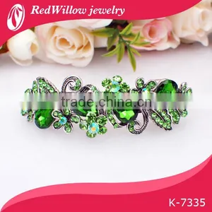 2016 New Popular Crystal Flower Hair Barrettes for Ladies thumbnail-1