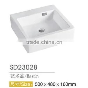Modern Bathrooms Wash Basin for Hotel Square Basin thumbnail-2