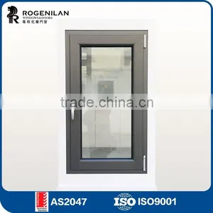 ROGENILAN 118 Series French Window Grill Design Aluminum Room Window Models thumbnail-2