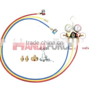 Teflon Diaphragm Type Manifold Gauge, Air Condition Service Tools of Auto Repair Tools thumbnail-1